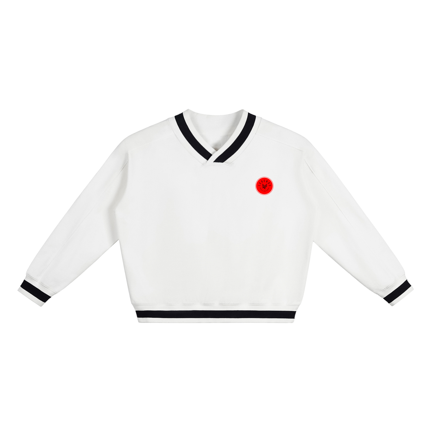 Red Hawks Volleyball Boxy Sweatshirt