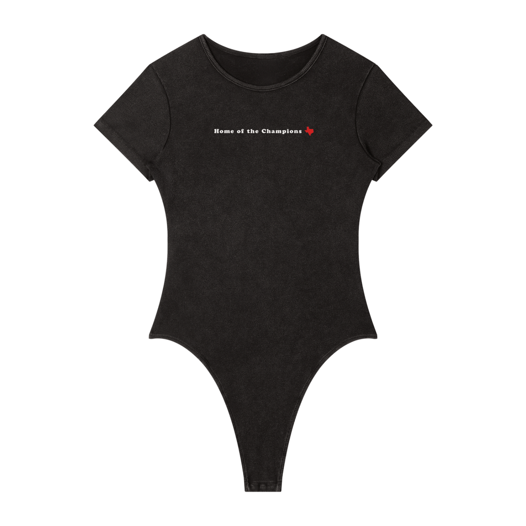 Womens Mineral Wash Crewneck Bodysuit