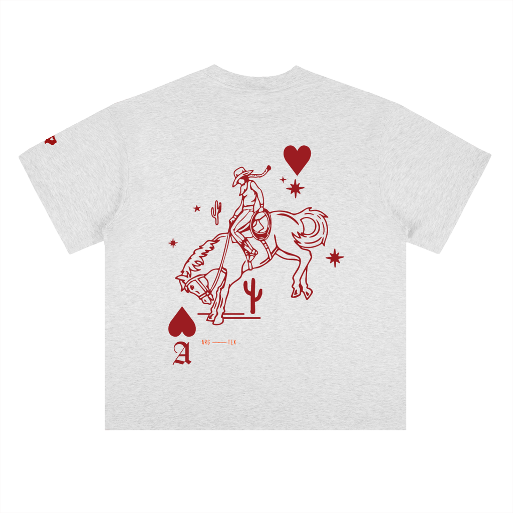 Argyle Rider Drop Shoulder Cotton Tee