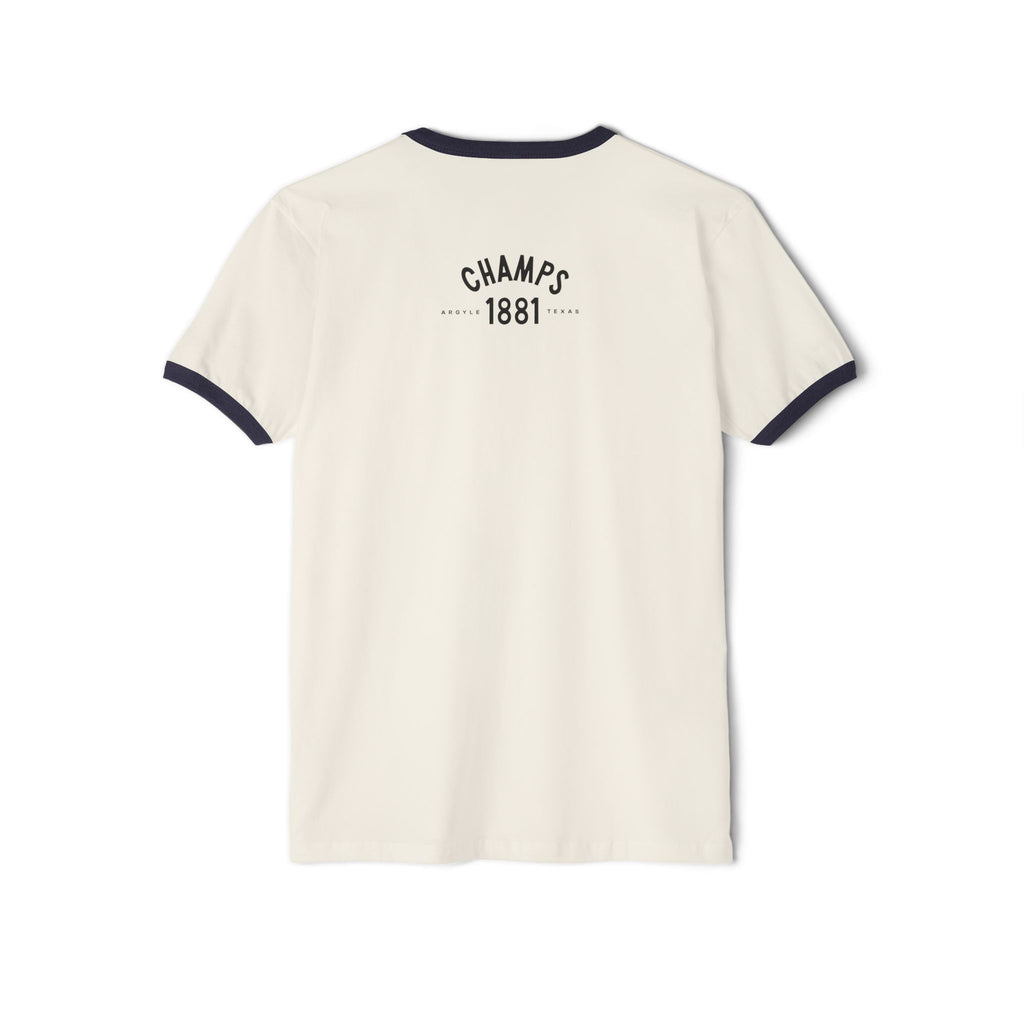Argyle 1881 Texas Ringer T-Shirt — Vintage Eagles Champs Tee