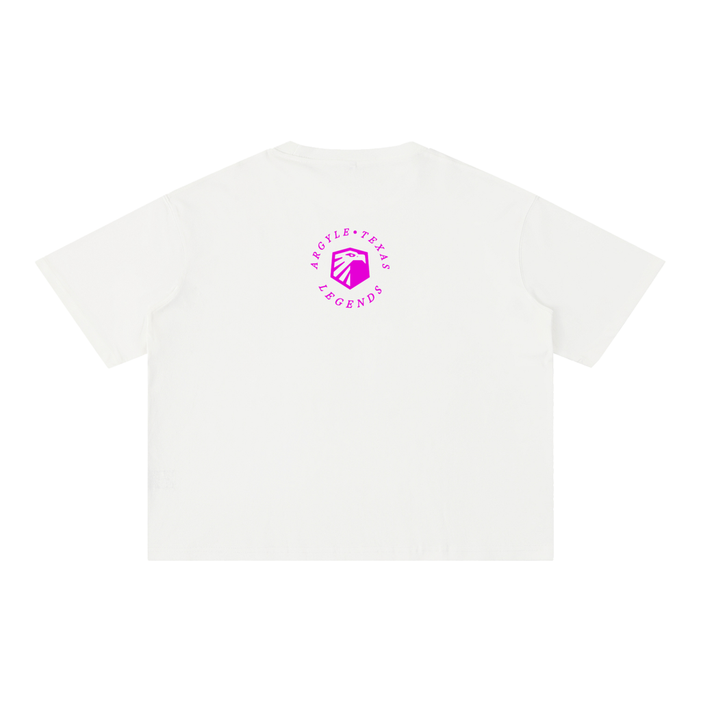 Argyle Eagles Pink Mineral Wash Cotton Tee