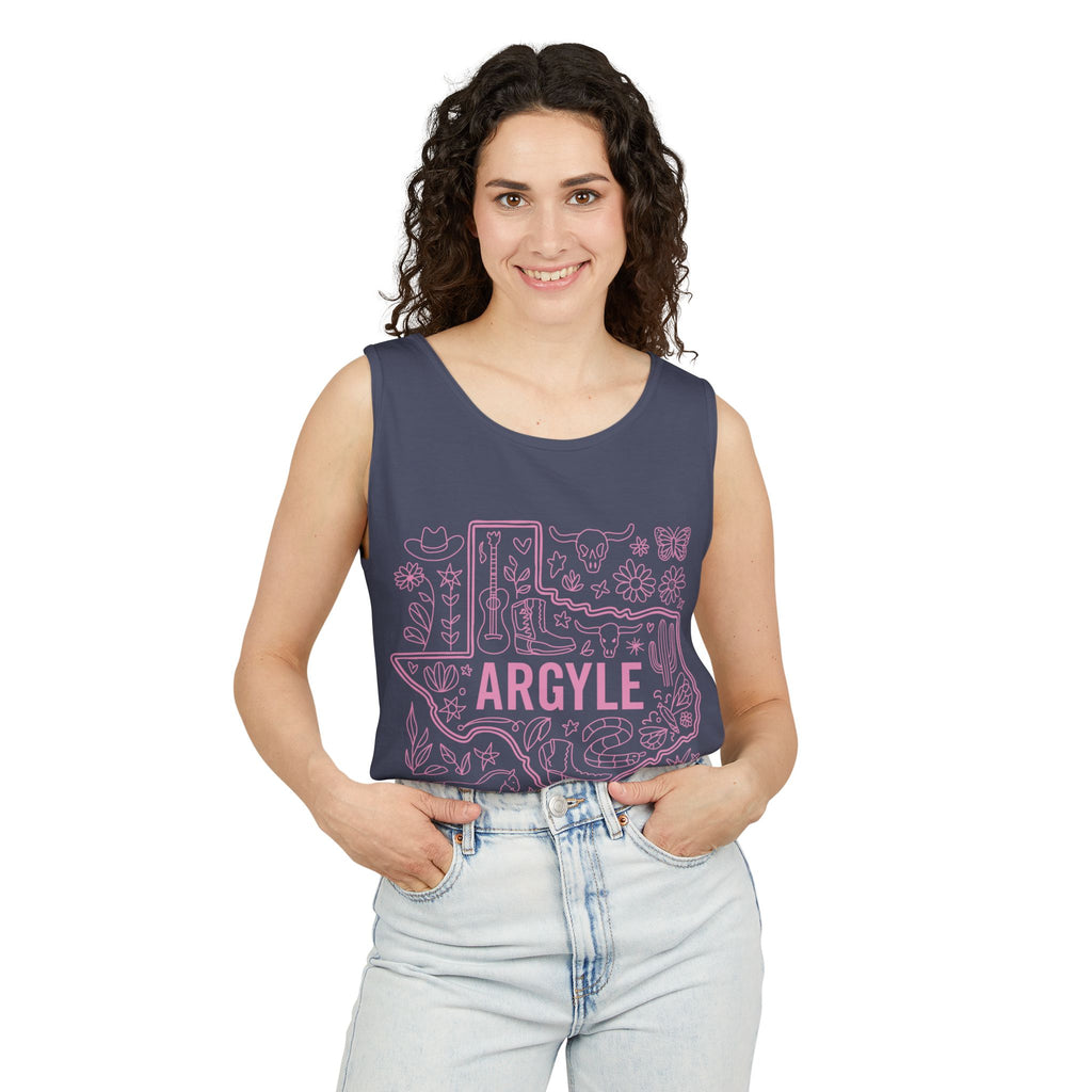 Womens Argyle Tank Top