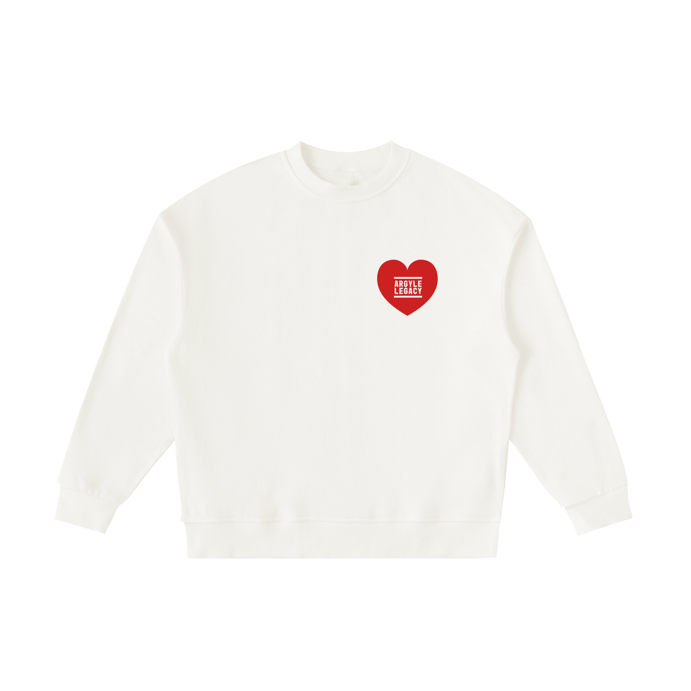 Youth Argyle Darlin' Fleece Crewneck Sweatshirt