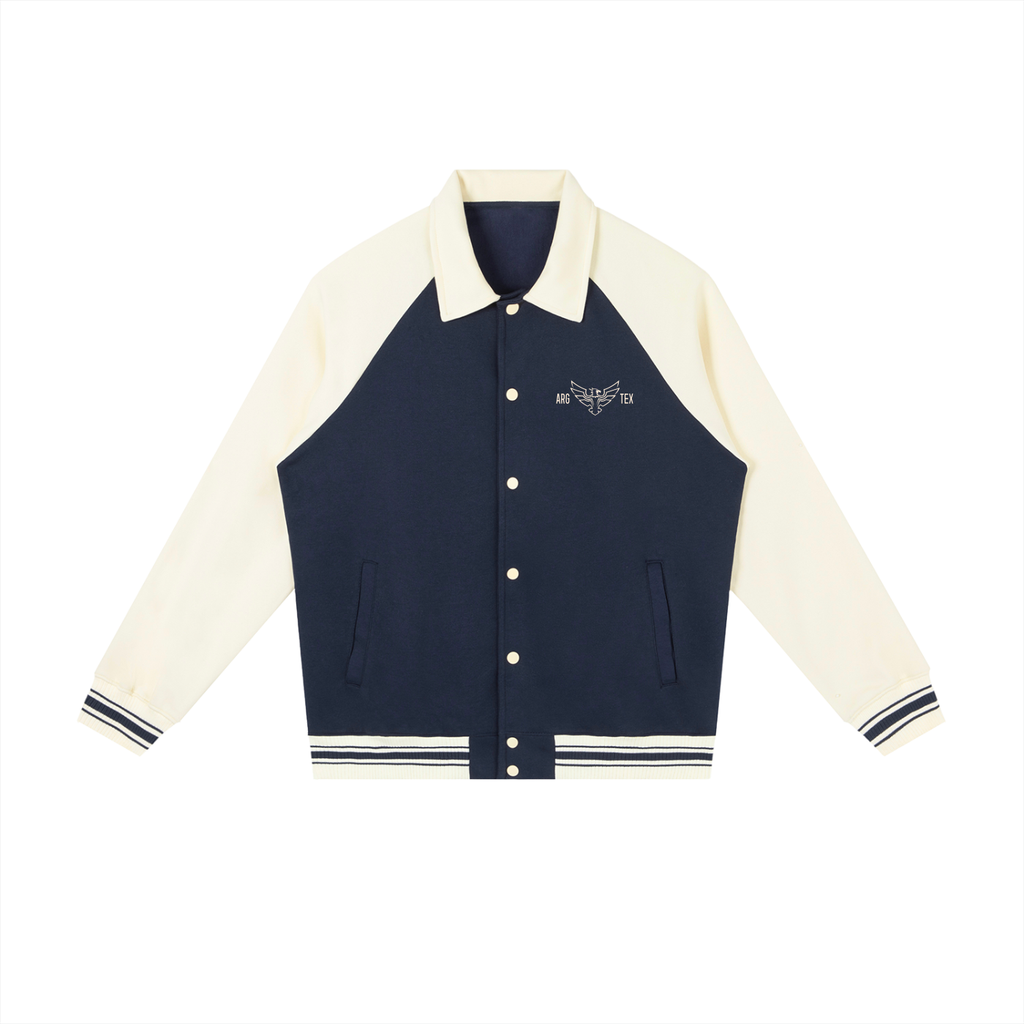 Friday Lights Raglan Sleeve Baseball Jacket
