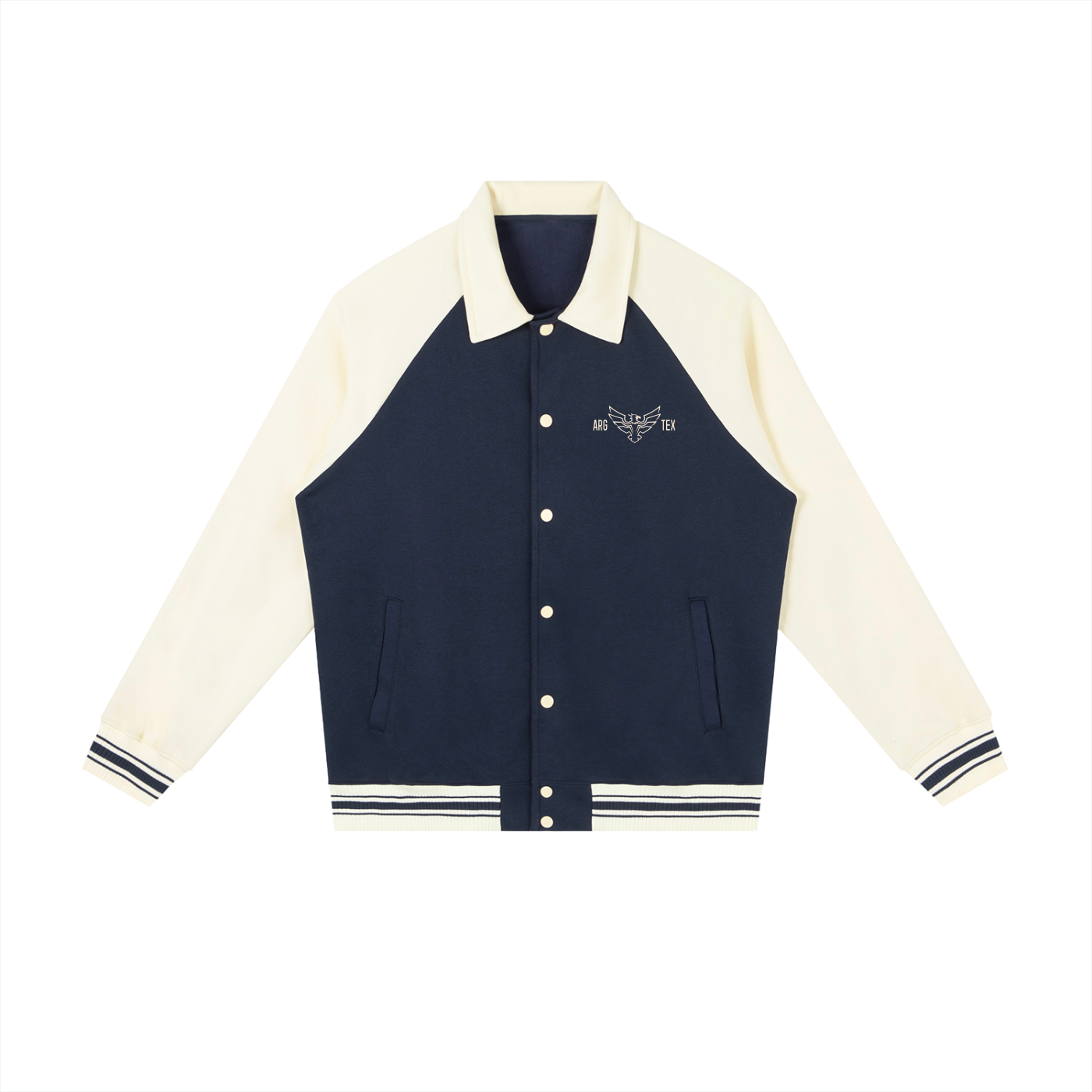 Friday Lights Raglan Sleeve Baseball Jacket