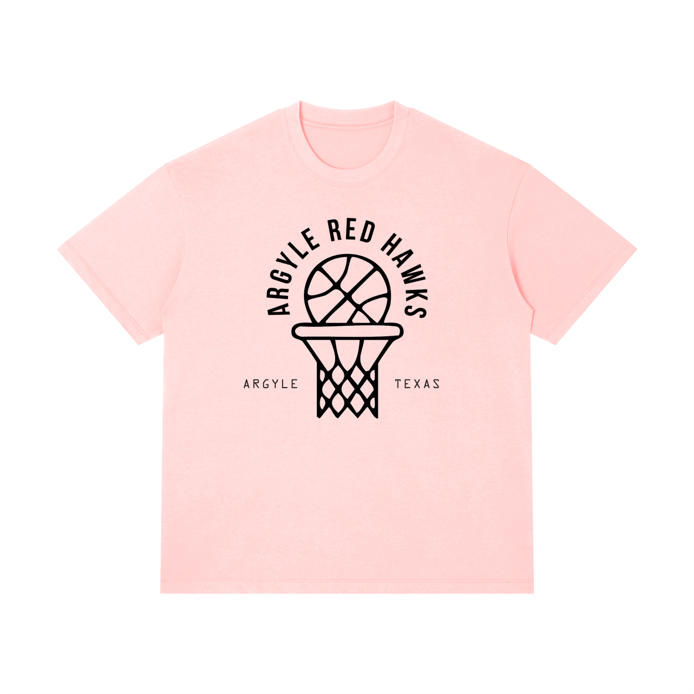 Unisex Red Hawk Baller Crewneck Tee