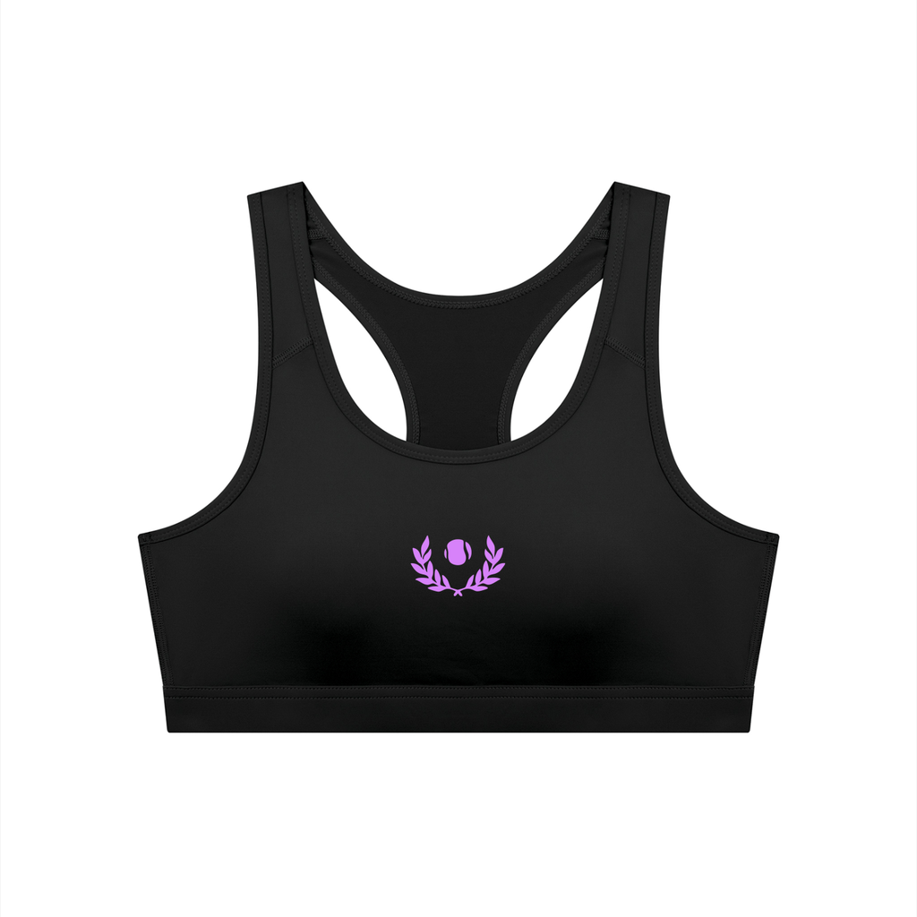 Womens Tennis Cropped Sports Bra
