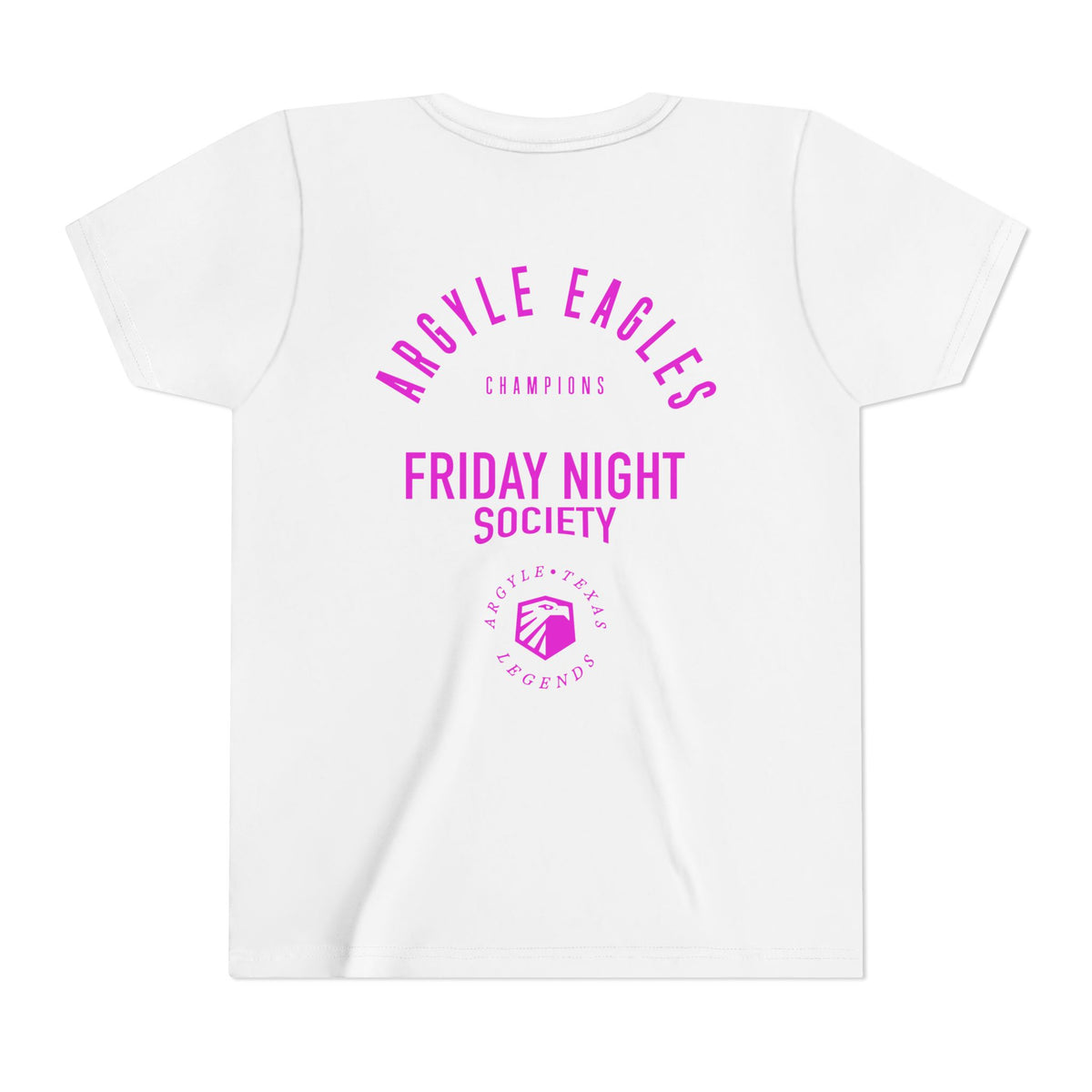 Youth Argyle Eagles Friday Night Society Pink Tee