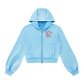 Womens Argyle Eagles Vintage Wash Zip Hoodie