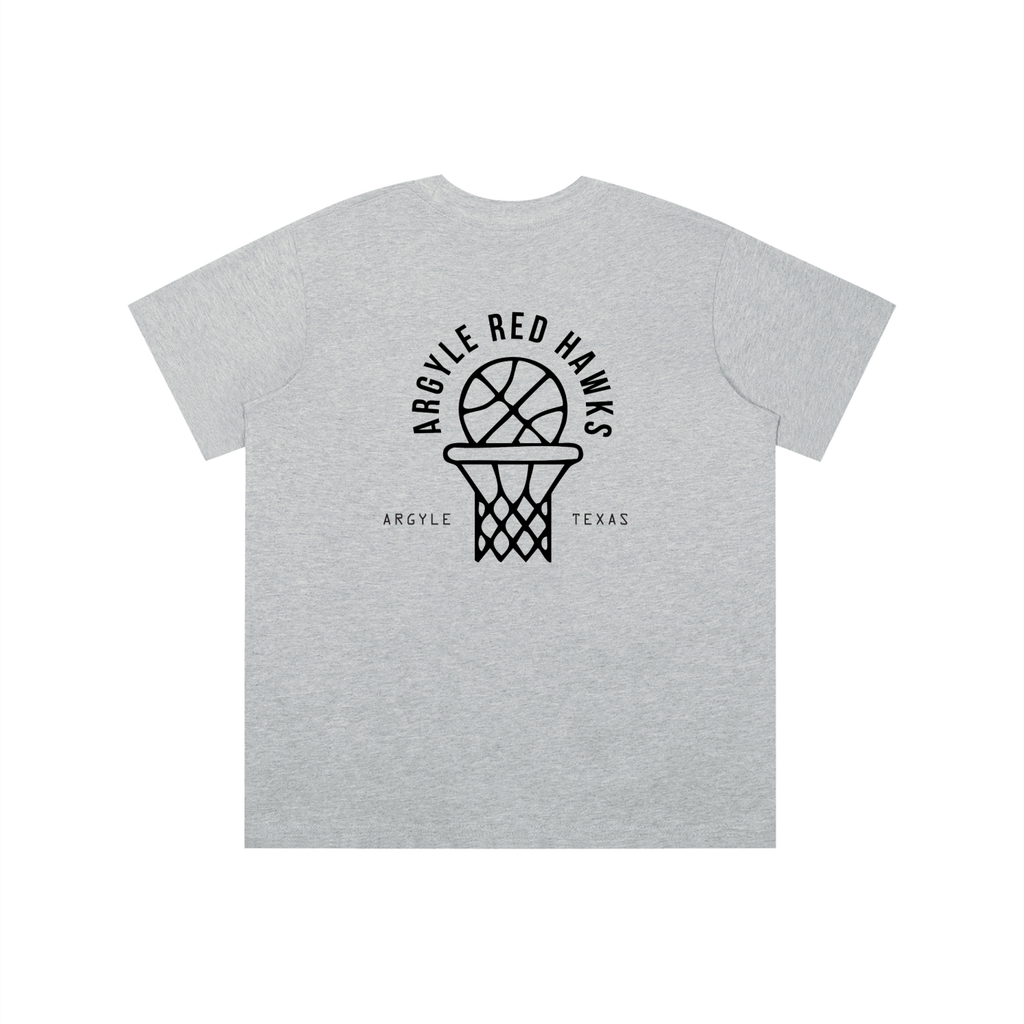 Youth Red Hawk Hoops Tee