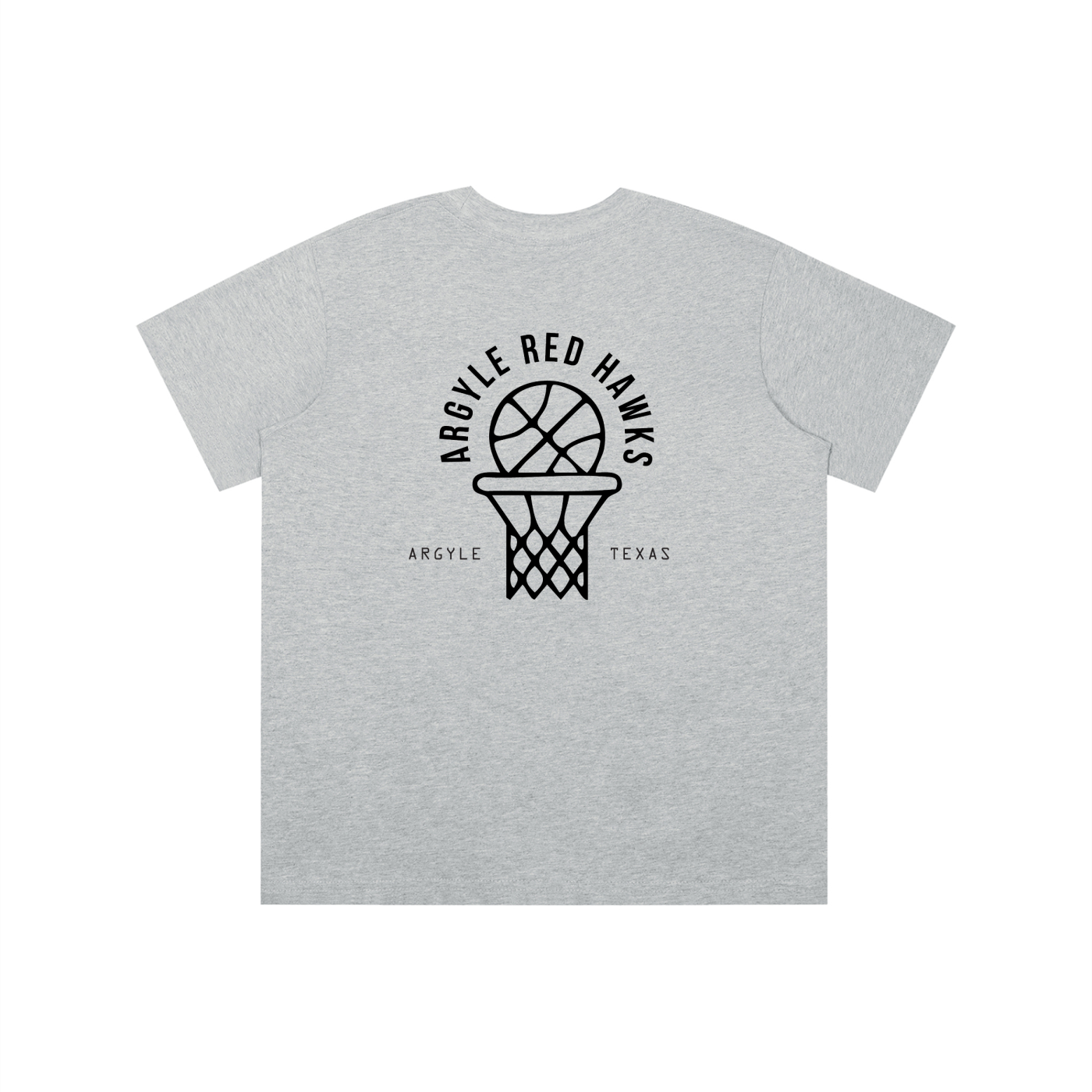 Youth Red Hawk Hoops Tee