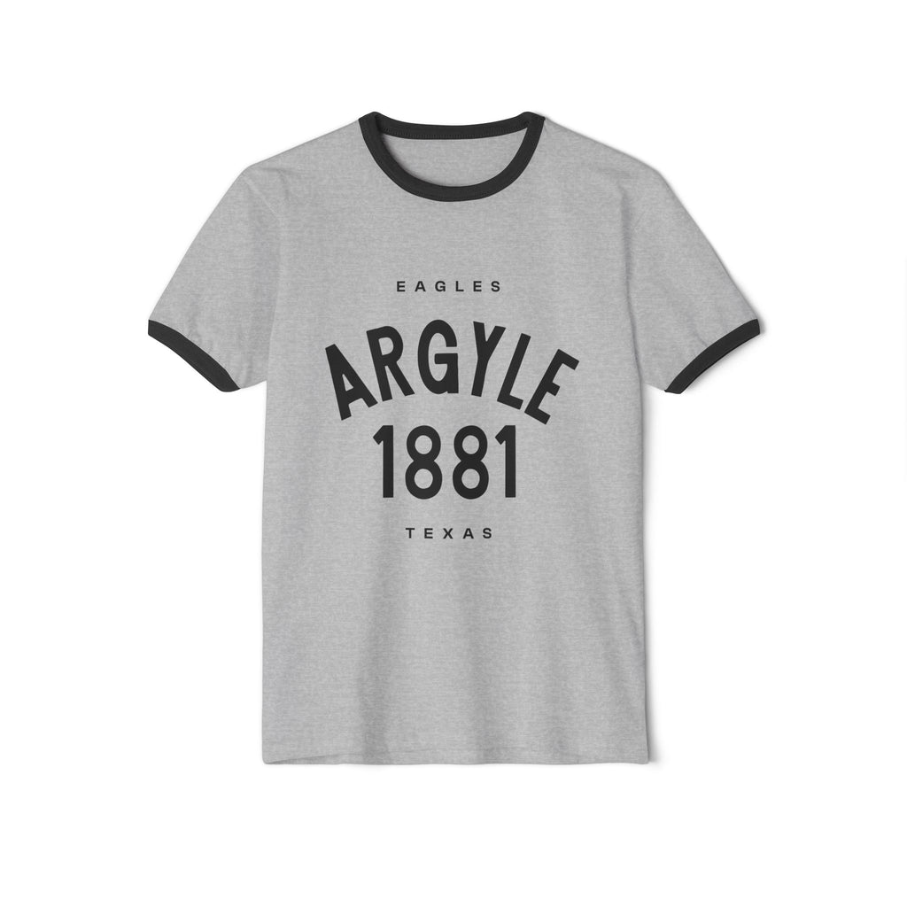Argyle 1881 Texas Ringer T-Shirt — Vintage Eagles Champs Tee
