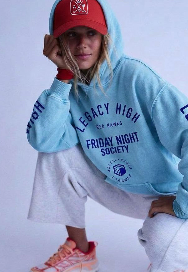 Friday Night Lights Oversize Fleeced Hoodie