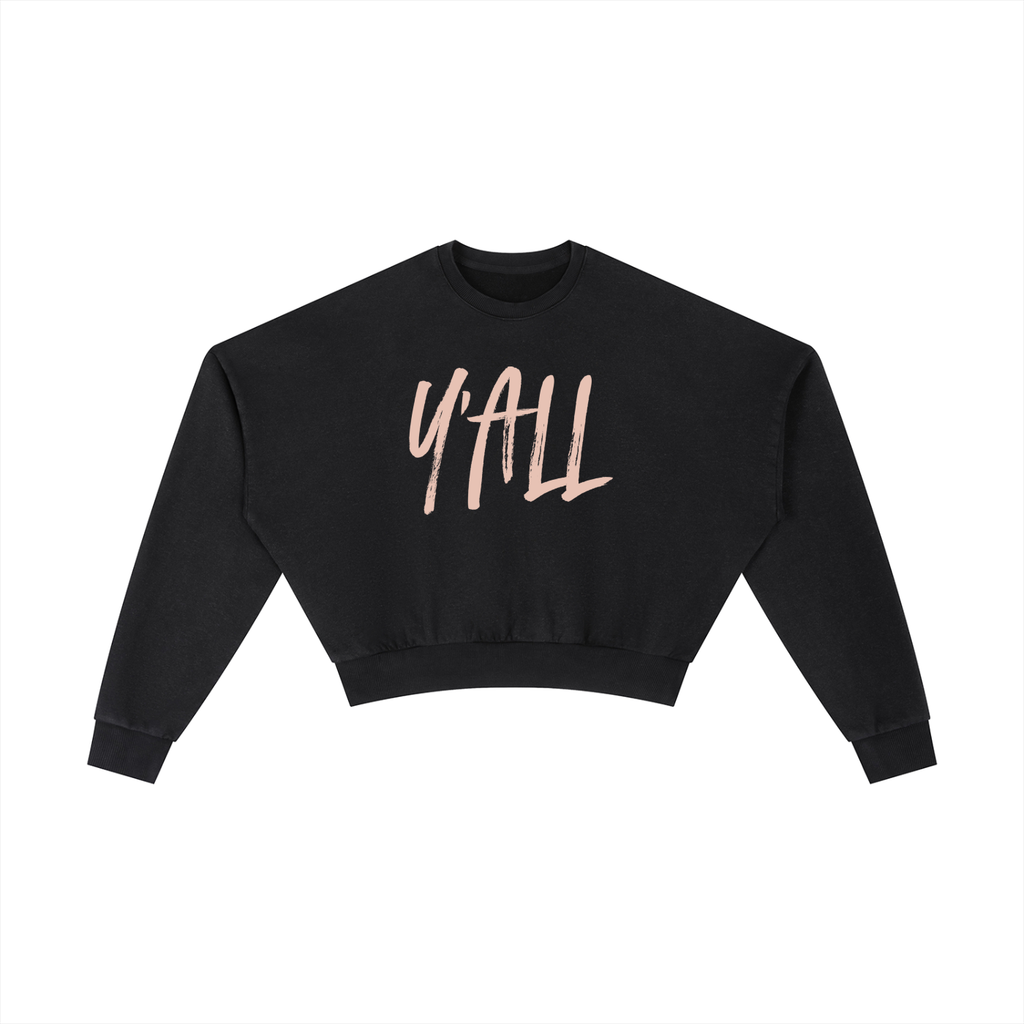 Vintage Washed Cropped Sweatshirt