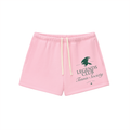 Womens Tennis Fleece Drawstring Sweatshorts