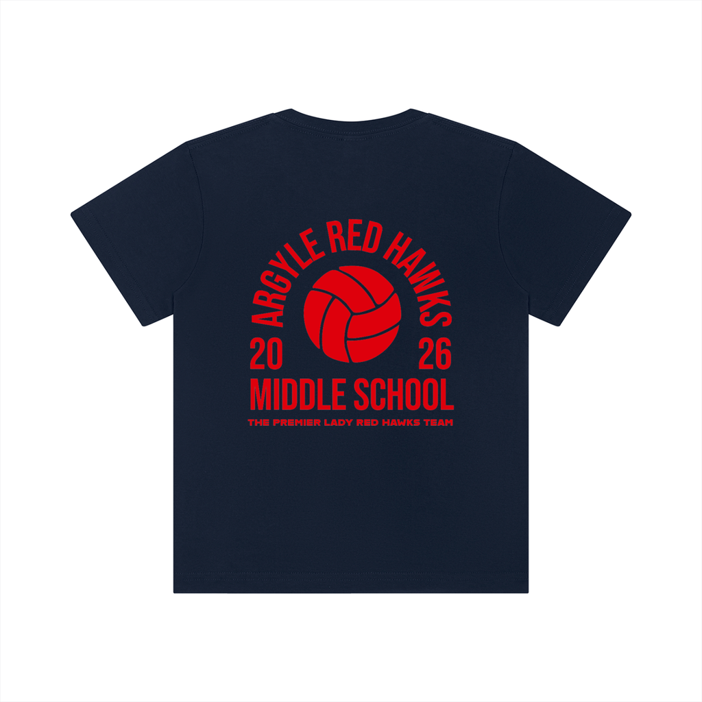 Youth AMS Volleyball Crewneck Short Sleeve Tee