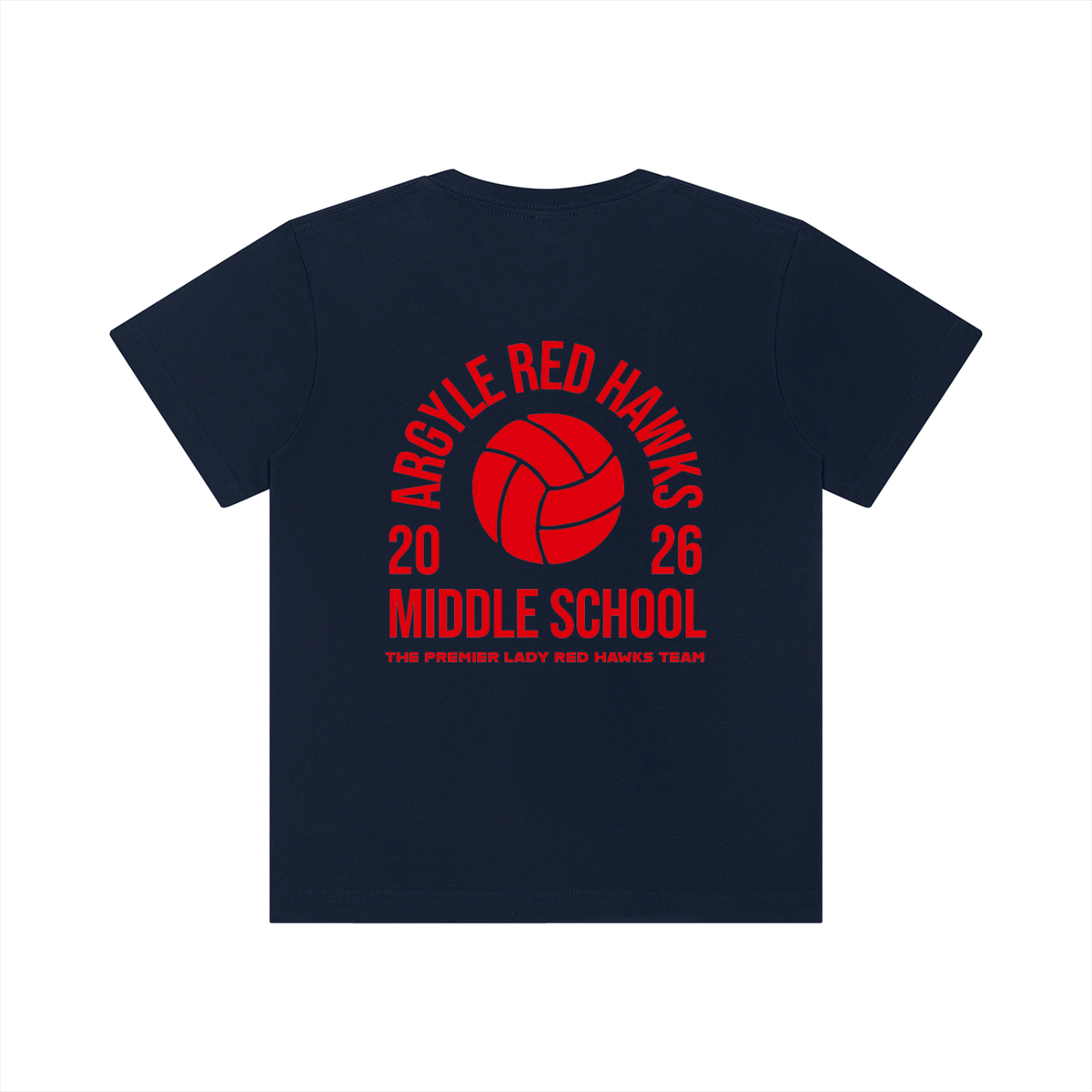 Youth AMS Volleyball Crewneck Short Sleeve Tee