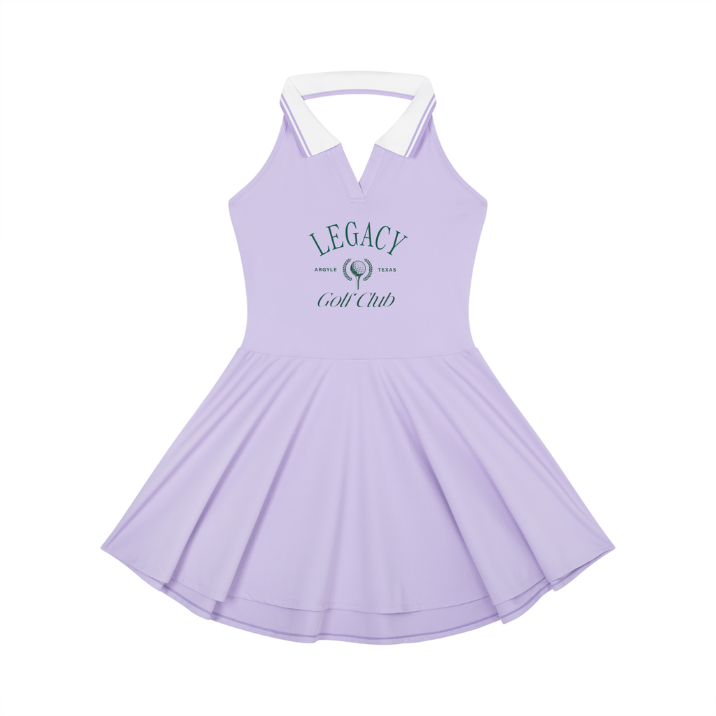 Womens Collared Halter Golf Dress