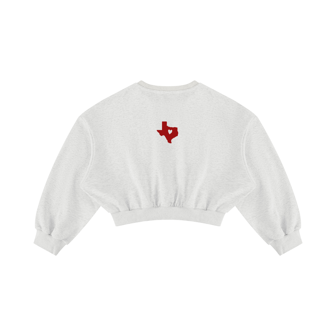 Womens Eagles Volleyball Boxy Cropped Crewneck Sweatshirt