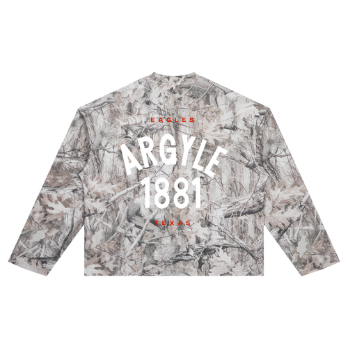 Argyle Eagles Tree Camo Waffle T-Shirt