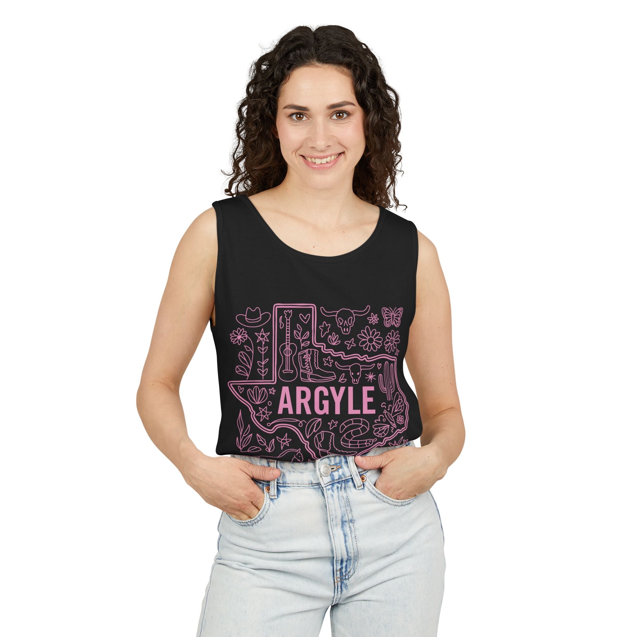 Womens Argyle Tank Top