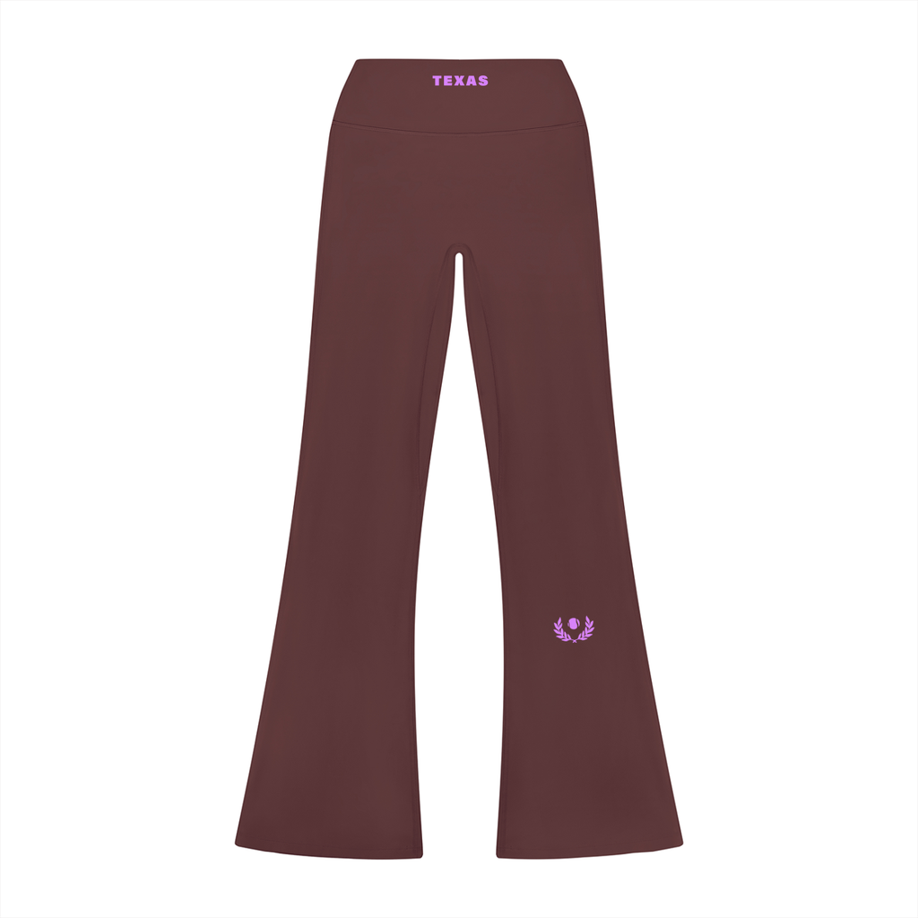 Womens Tennis High Rise Flared Leggings
