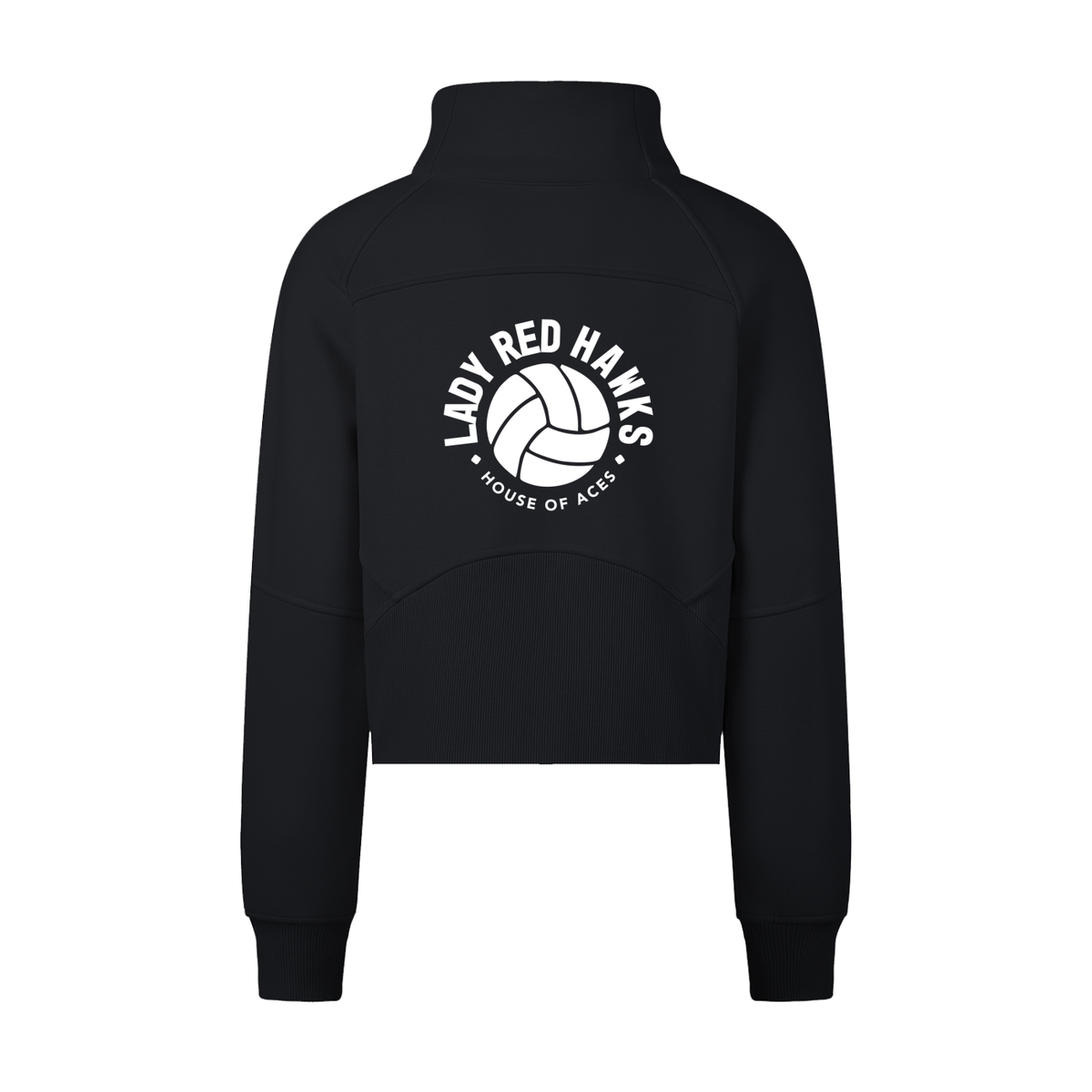 Womens AMS Volleyball Super Fan Half-Zip Sweatshirt
