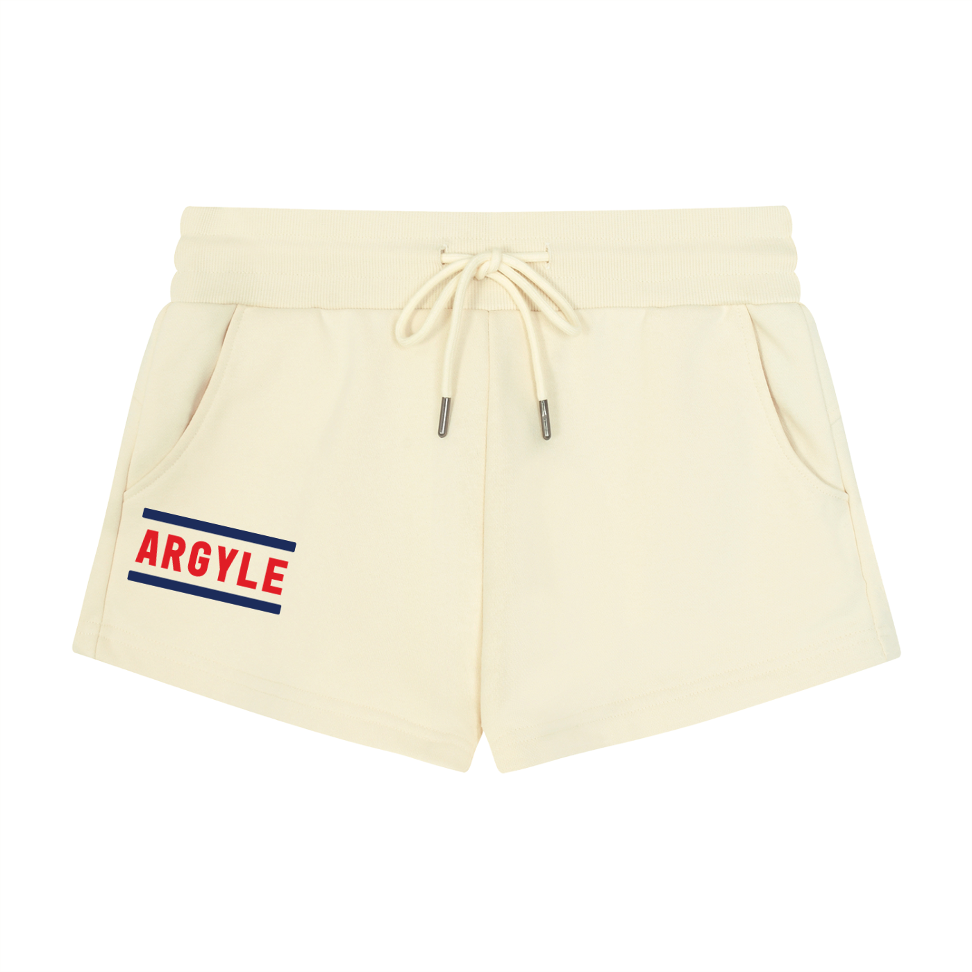 Womens Argyle Drawstring Shorts
