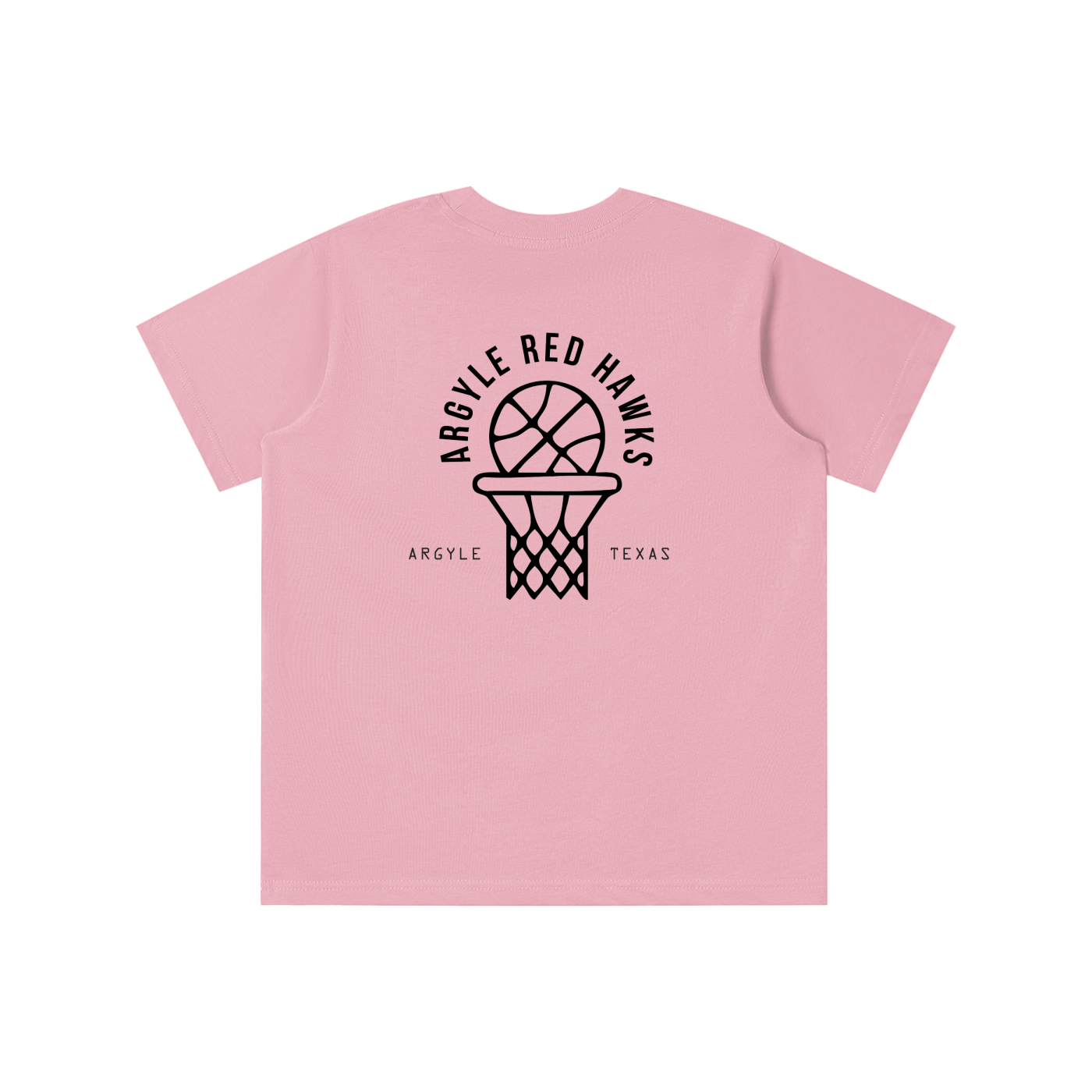 Youth Red Hawk Hoops Tee