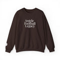 Argyle Football Embroidery Sweatshirt