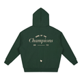 Unisex Loose Solid Full Zip Hoodie