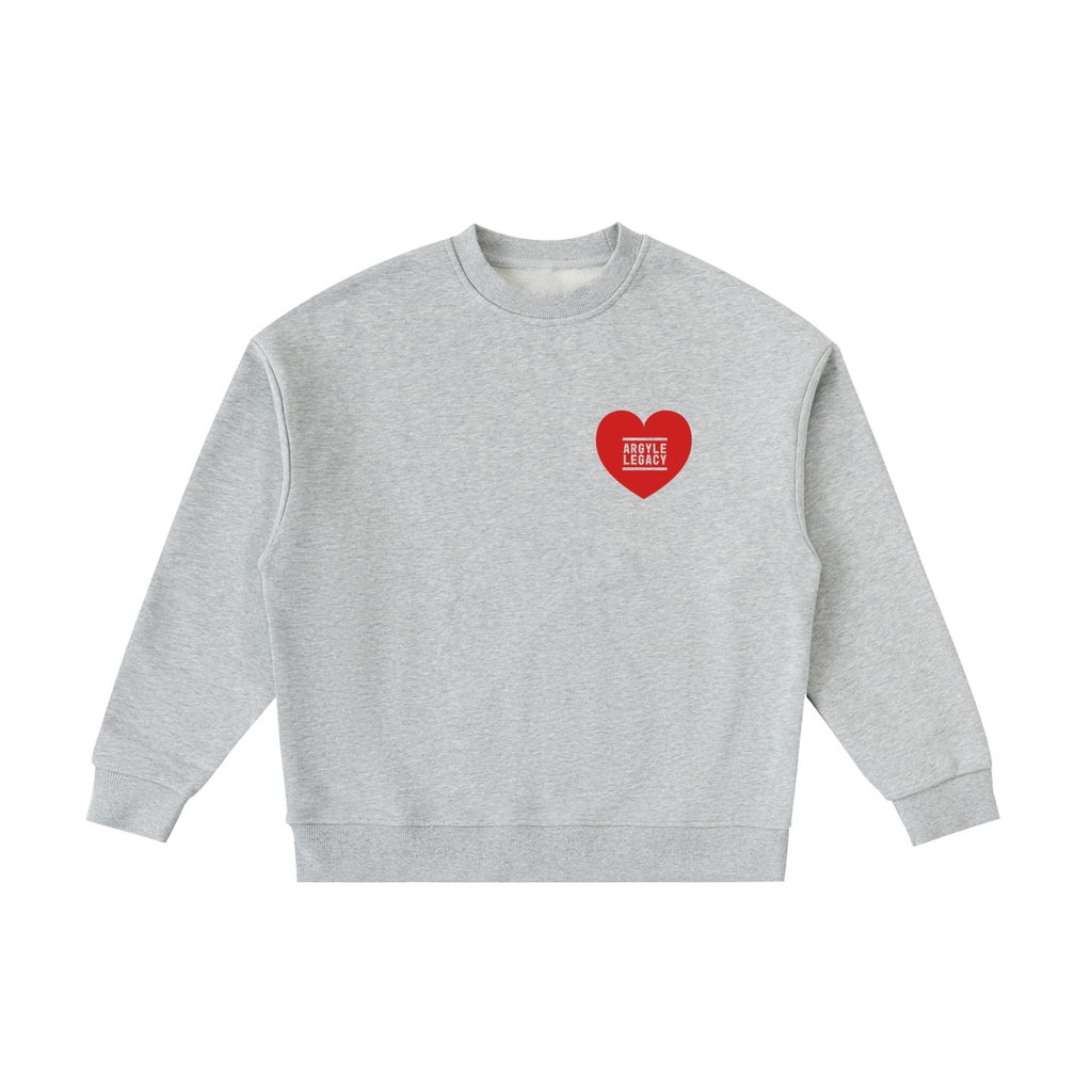 Youth Argyle Darlin' Fleece Crewneck Sweatshirt