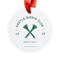 Golf Club Acrylic Ornament “Argyle Birdie Club” 2026