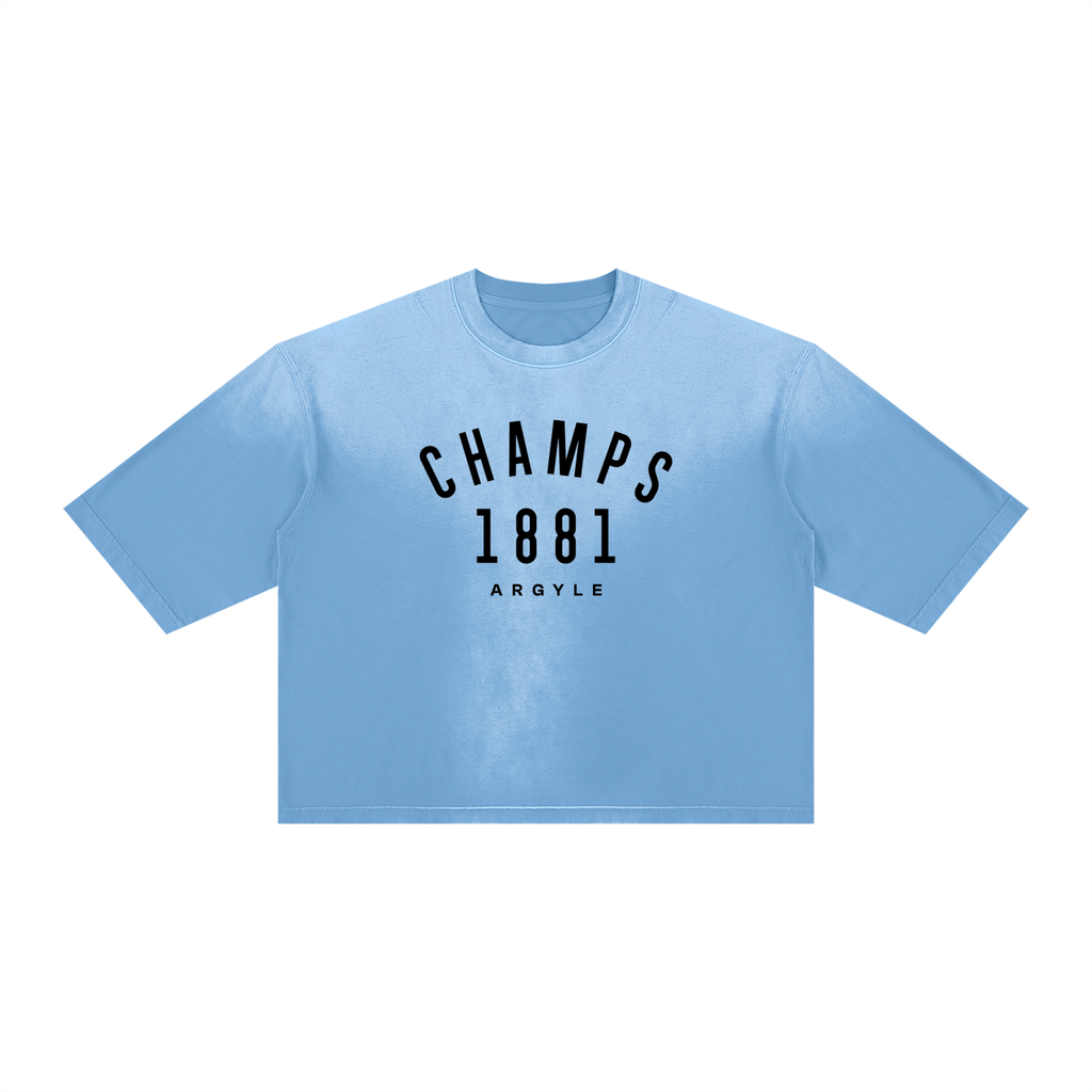 Argyle Champs Vintage Wash Sunfade Boxy Tee