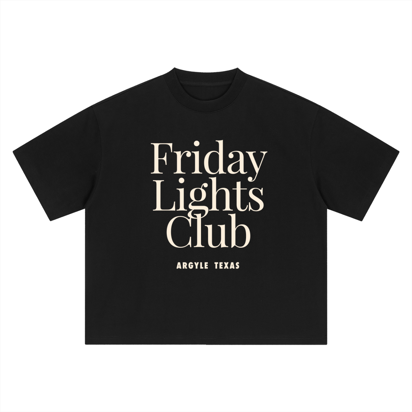 Mens Friday Night Lights Oversized T-Shirt