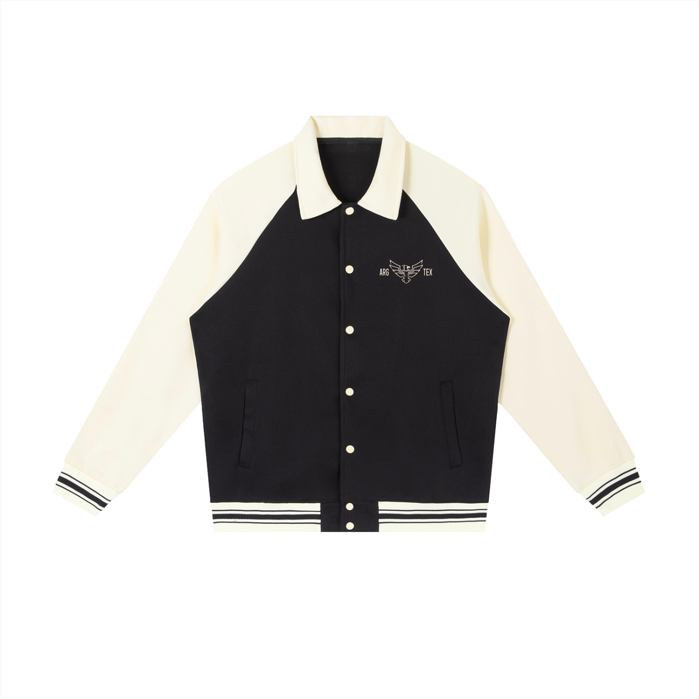 Friday Lights Raglan Sleeve Baseball Jacket
