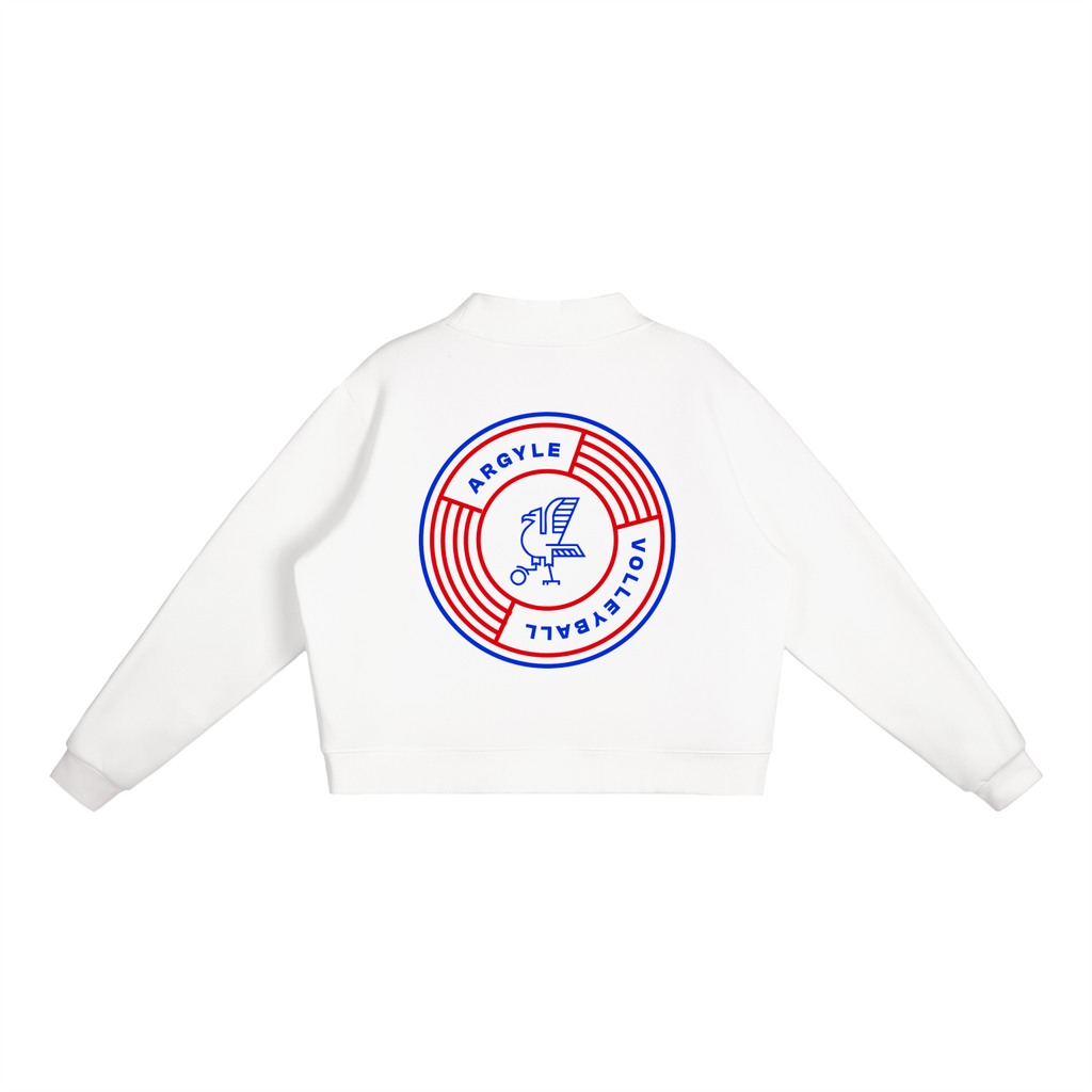 Womens Volleyball Crewneck Sweatshirt