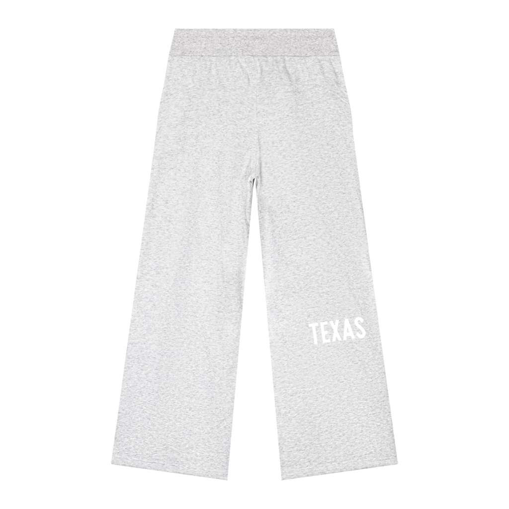 Womens Argyle Wide Leg Fleece Sweatpants