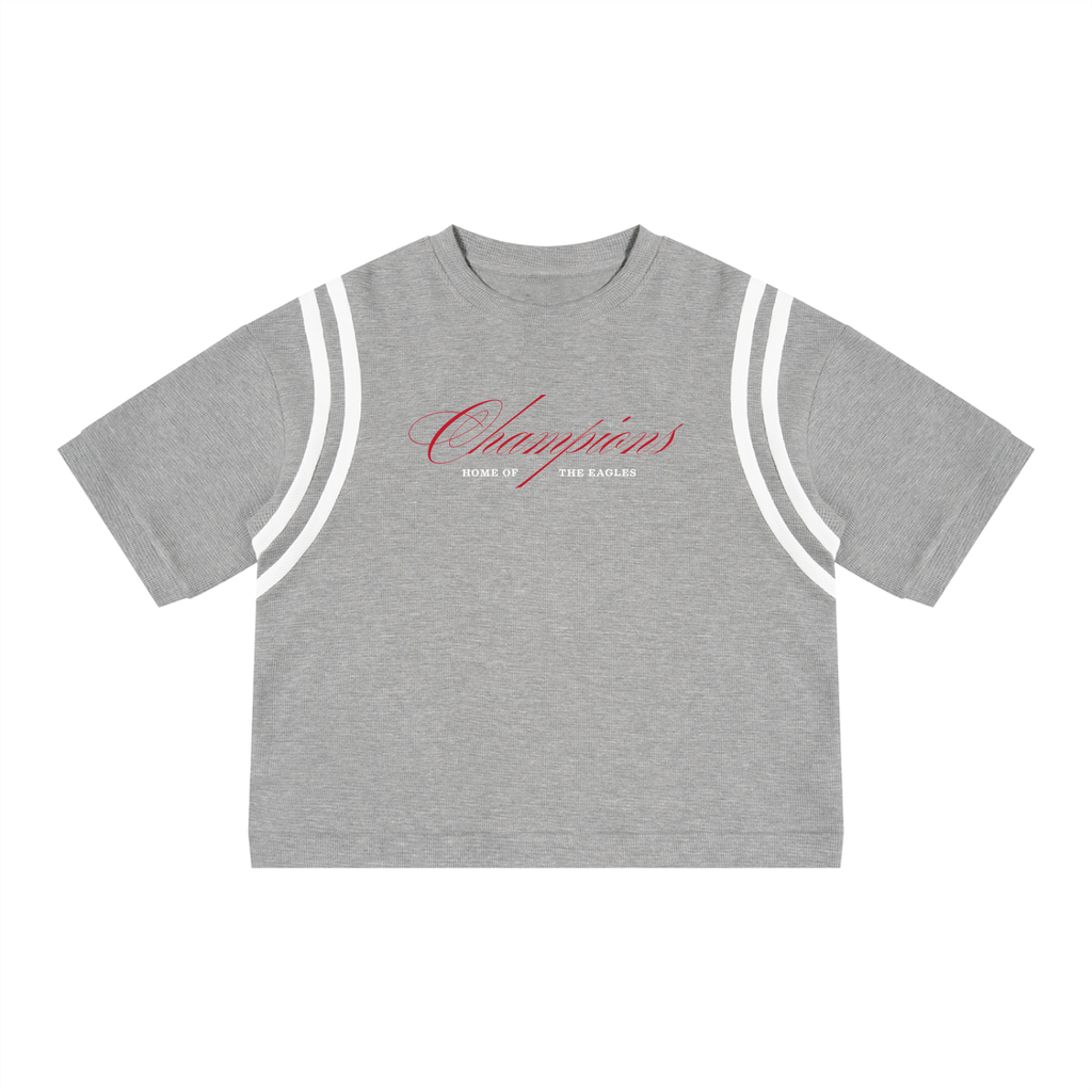 Argyle Eagles Color Block Boxy Tee