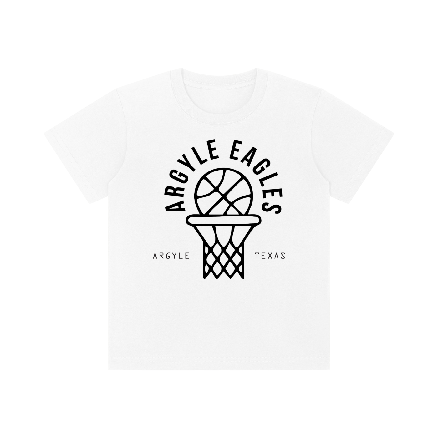 Youth Argyle Eagles Basketball Crewneck Tee