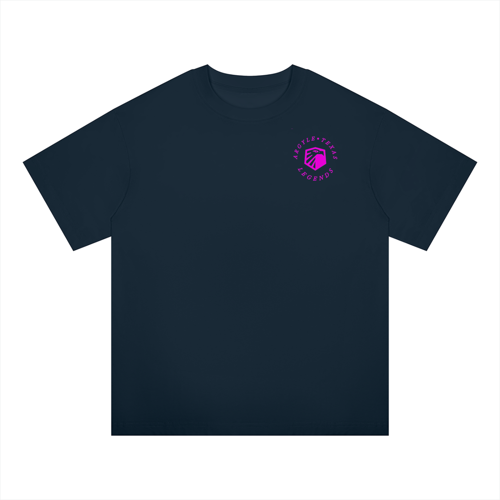 Argyle Eagles Pink Oversized Tee
