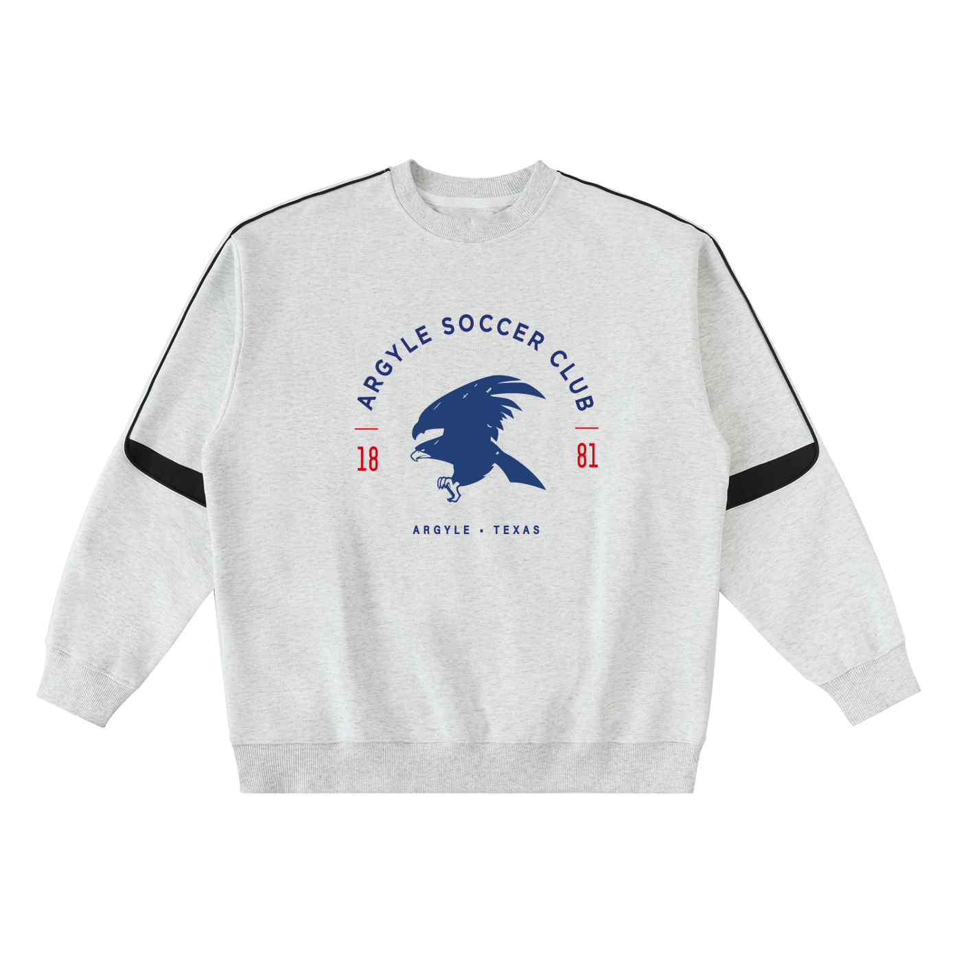 Argyle Soccer Oversized Sweatshirt