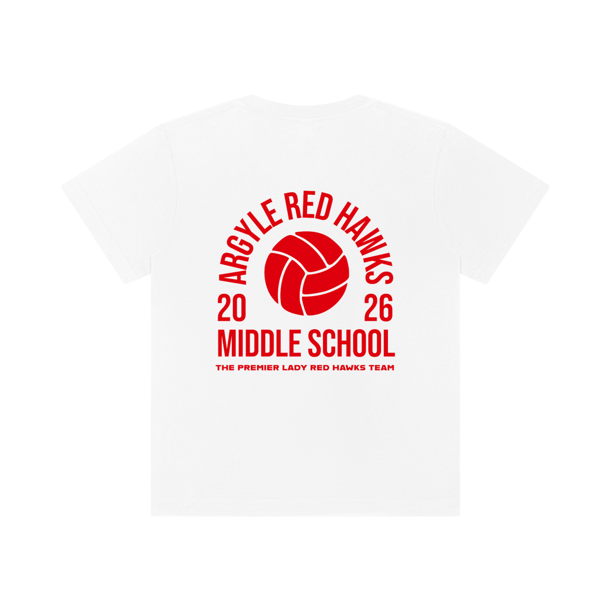 Youth AMS Volleyball Crewneck Short Sleeve Tee