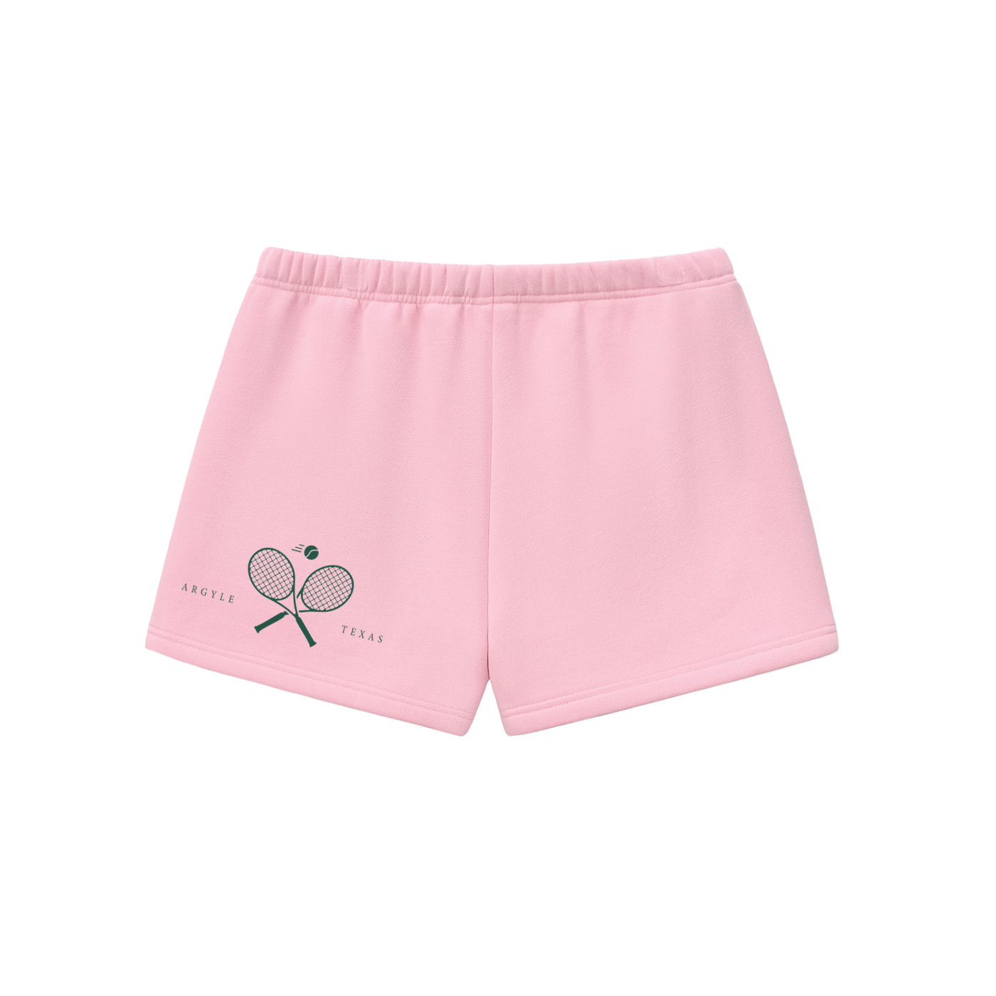 Womens Tennis Fleece Drawstring Sweatshorts