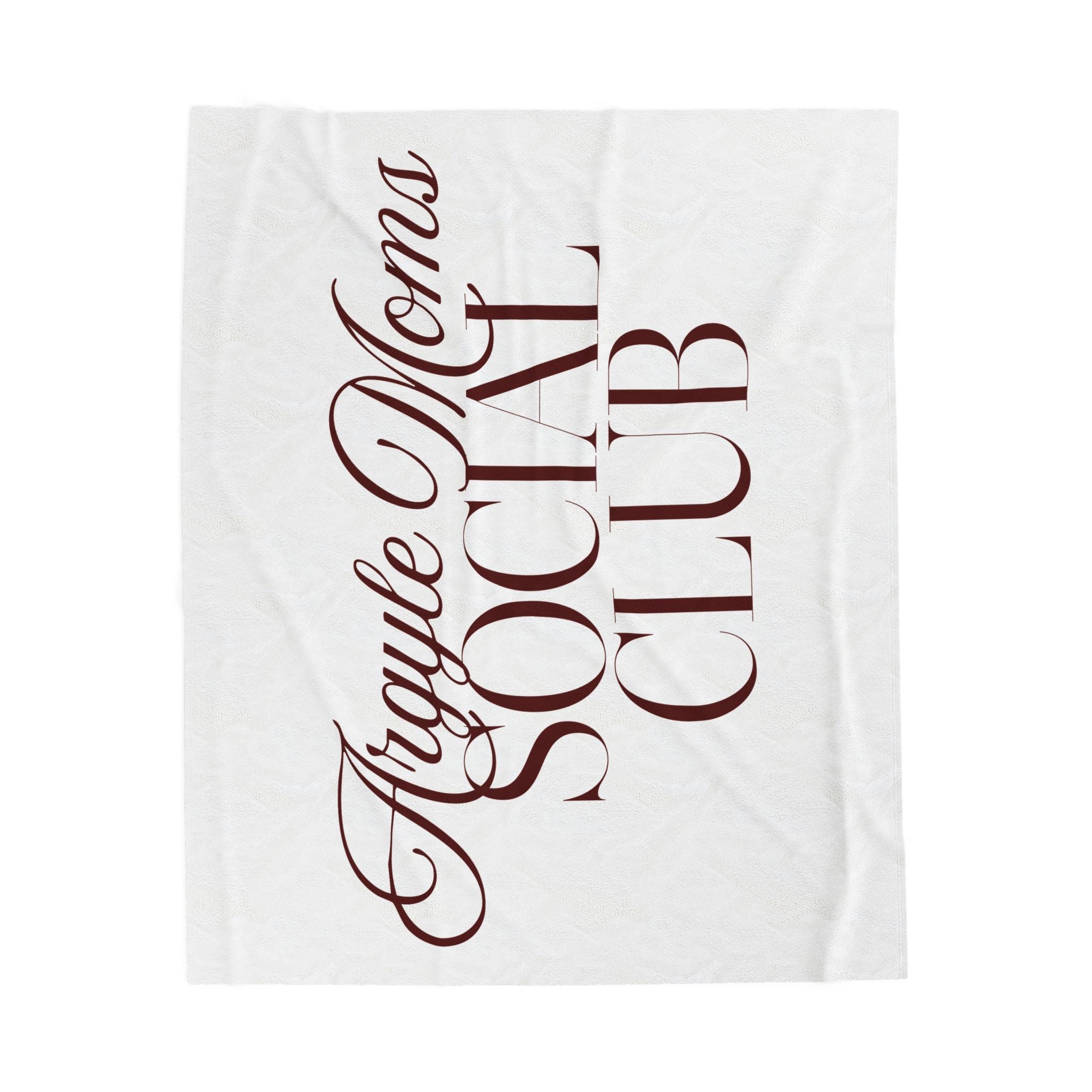 Mom Social Club Cozy Throw