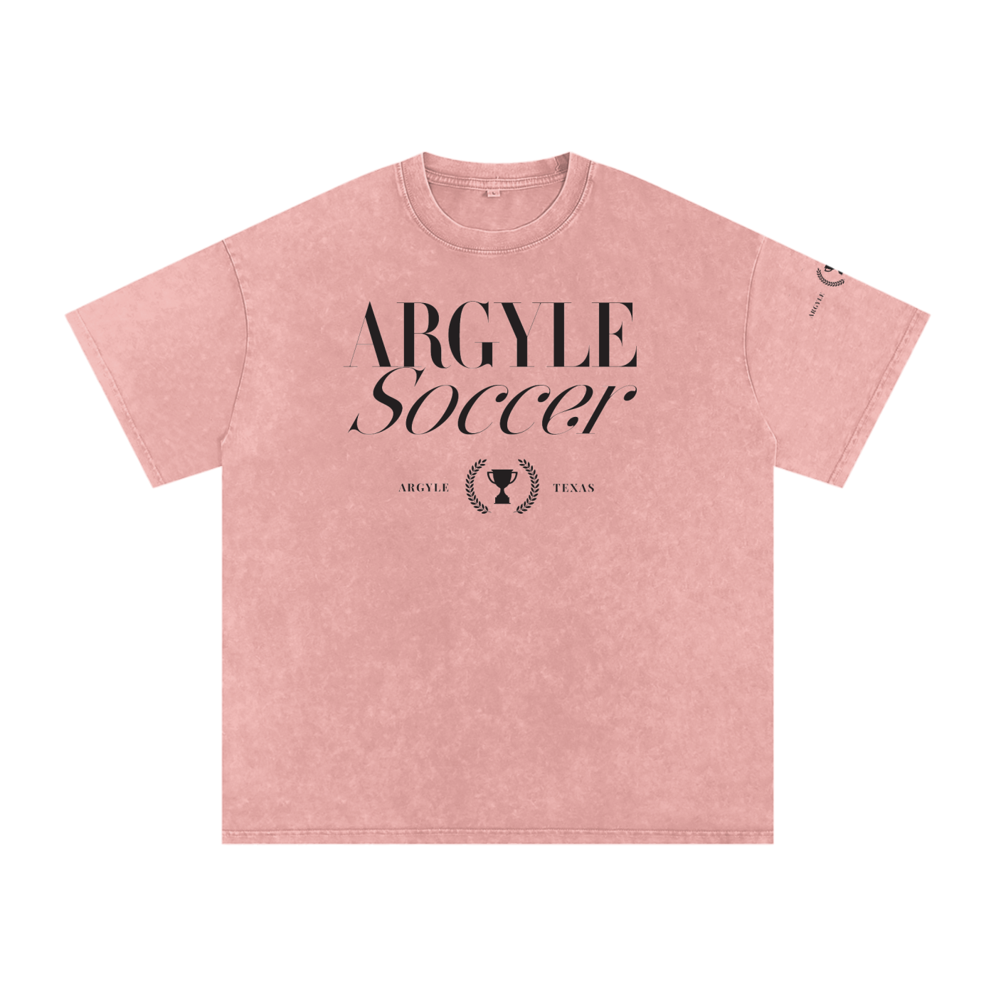 Argyle Soccer Washed Oversized Cotton Tee