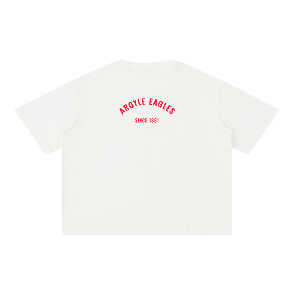 Argyle Eagles Mineral Wash Boxy Cotton Tee
