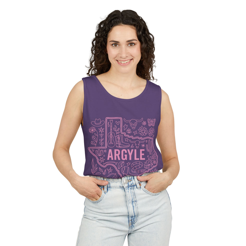 Womens Argyle Tank Top