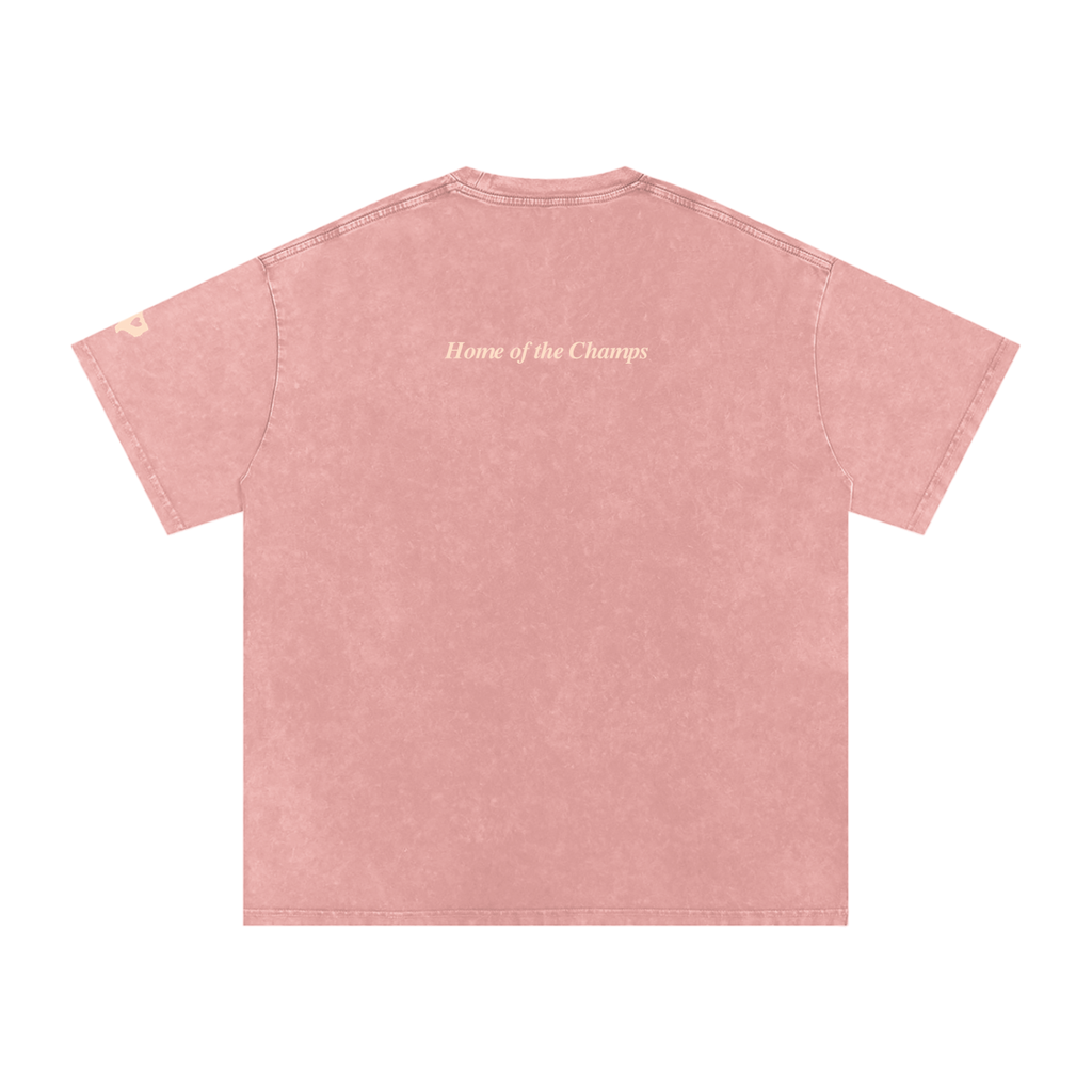 Unisex Champs Washed Oversized Cotton Tee