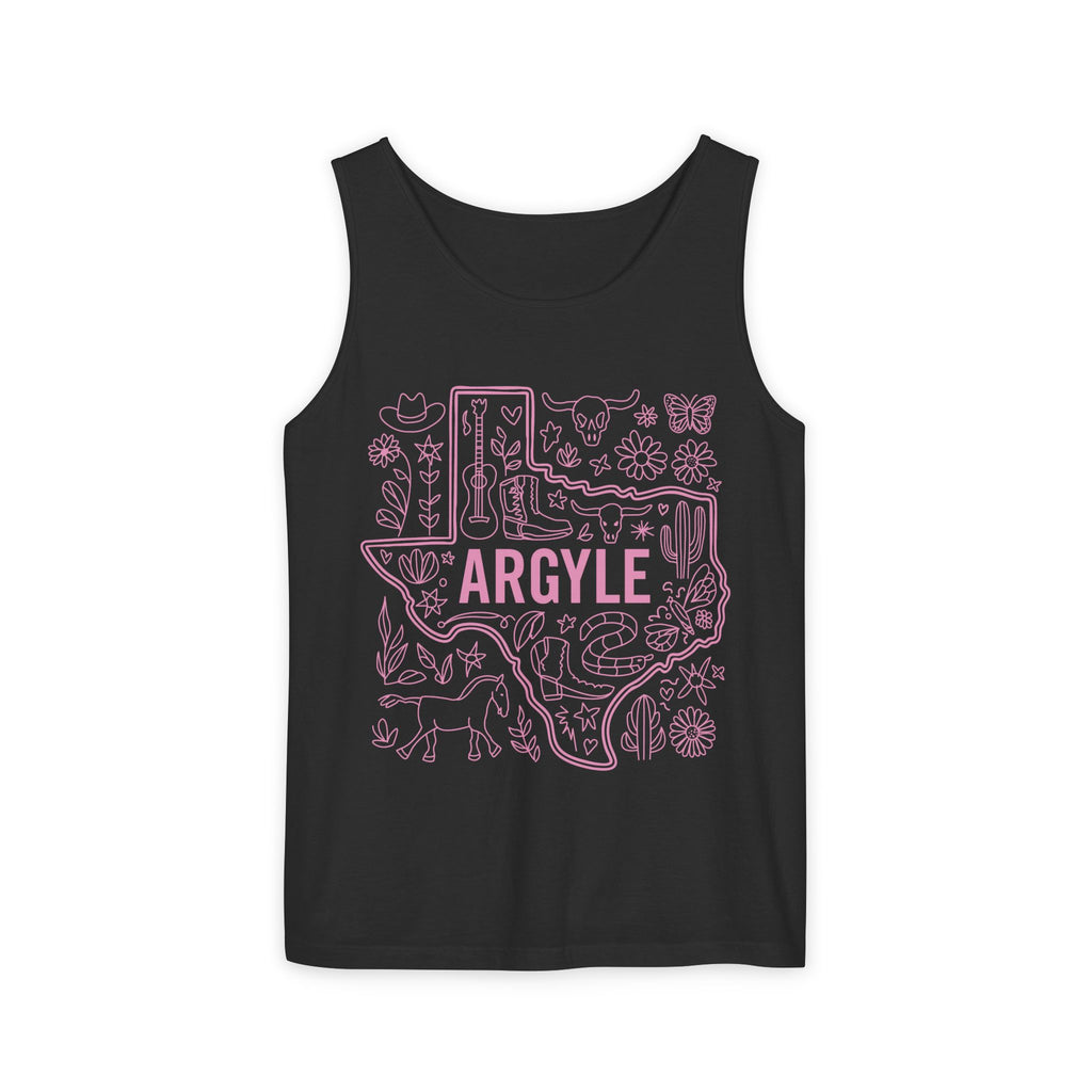 Womens Argyle Tank Top